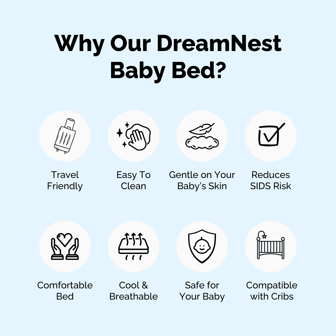 DreamNest™ - The Ultimate Baby Bed + Free Gift