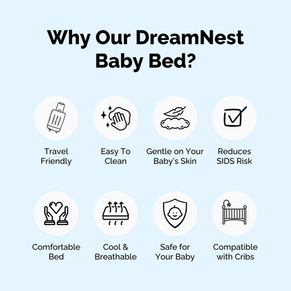 DreamNest™ - The Ultimate Baby Bed + Free Gift